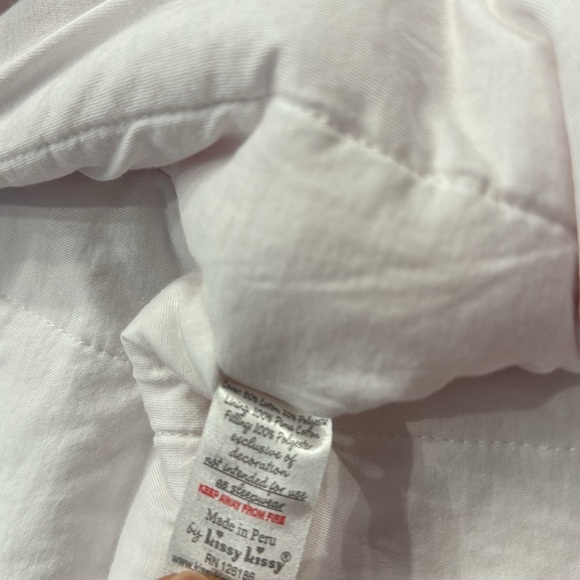 KISSY KISSY BABY VELOUR FOOTED BUNTING onesie fall transition never worn 3-6 M - Picture 5 of 5